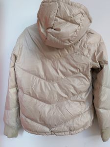 Light Cream Jacket Wih Cap