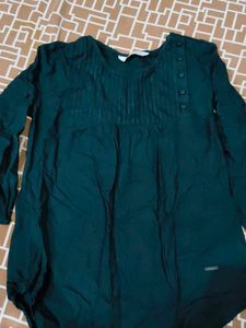 Elegant Green Tunic Top
