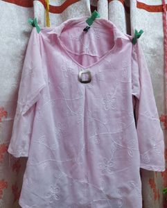 Balloon Sleeves Wrinkle Georgette Top