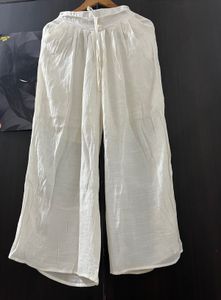 Wide Leg White Pants