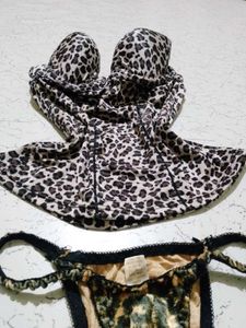 Leopard Print Lingerie Set