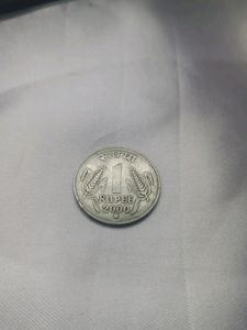 Year 2000 1 Rupee Coin