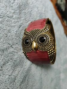 Adjustable Openable Owl Bangle Bracelet