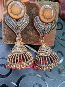 Boho Jhumka Earrings