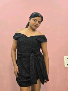 Sparkling Black Party Dress