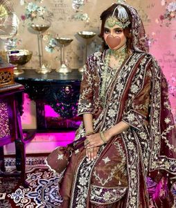 Bridal Khada dupatta