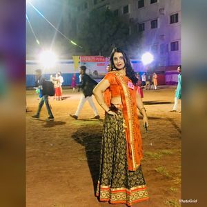 Red Colour Beautiful Saree With Stitches Stylish B