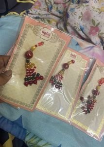 (4 Set Handcrafted Beaded Showpiece