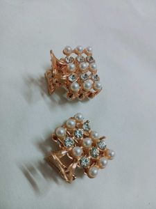 Hair Clip With Pearl