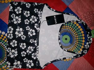 Floral Print Crop Top