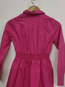 Pink Shirt Dress