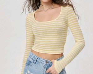 Butter Yellow Crop Top