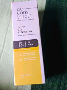 Deconstruct SPF 55+ Gel Sunscreen