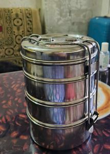 Stainless Steel 4 Tier Tiffin Box