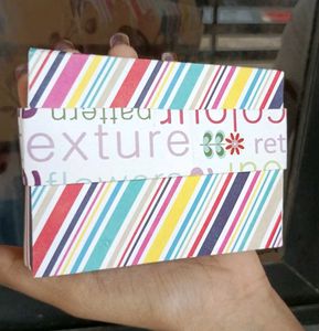 Colorful Striped Pastry- Shaped Scrapbook