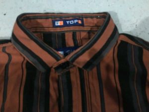 Striped Collared Shirt