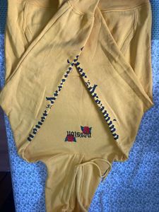 H&amp;M Yellow Graphic Hoodie
