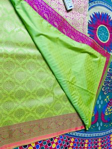 Green Banarasi Silk