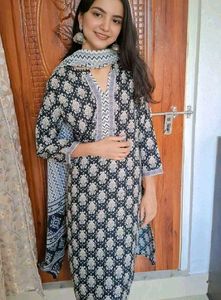 black kurta set!