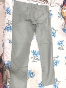 Casual Olive Green Pants