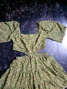 Waist Cutout Dress