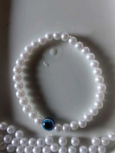 Handmade Beaded Evil Eye Bracelet Set