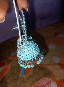 Blue Jhumka