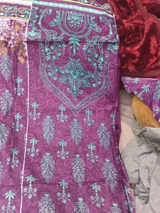 Beautiful Pakistani Salwar Kameez Unstitched Suit.