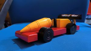 Wooden Race Car Toy