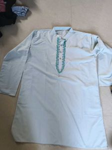 Men's Light Blue Kurta