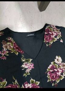 Midi Floral Wrap Dress