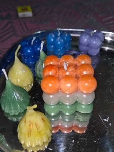 Modak And Bubble Candle - Set of 8(with Freebies)