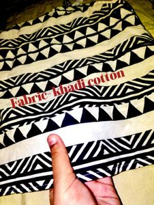 Black &amp; White Geometric Print Lounge Set