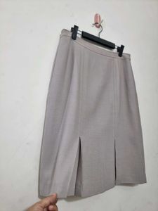 Korean Grey Pencil Skirt