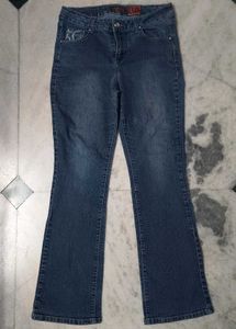 Y2k Embellished Bootcut Jeans