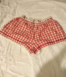 Cute Trendy Gingham Short