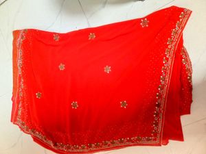 Red Colour Saree