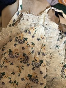 Floral Lace Trim Cami Top