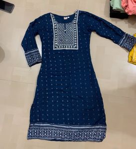 Price Reduced Blue Kurta For Women
