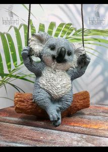 Polyresin Animal Figurin on Swing Statue