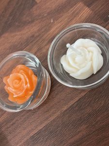 Set of 4 Glass Votive Candle Holders