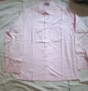 Light Pink Long Sleeve Button-Down Shirt