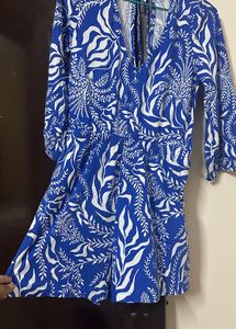 Blue Play suit