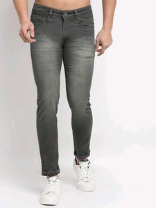 Stylish Grey Denim Jeans