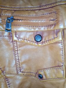 D&amp;G Brown Heavy Leather Jacket 🧥