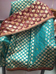 Embroidered Saree Fabric