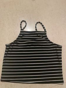 stripped crop top