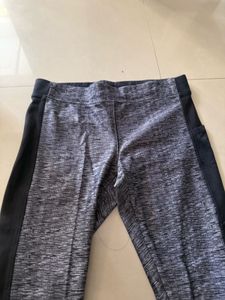 Gray &amp; Black Athletic Leggings