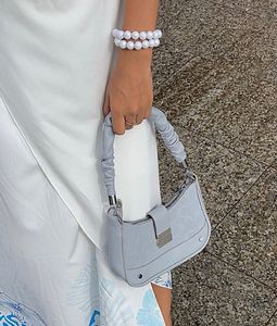 Grey patterned Handbag