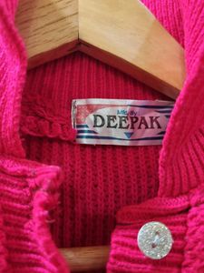 new Cute Pink Kids Cardigan Sweater upto ⁵ years